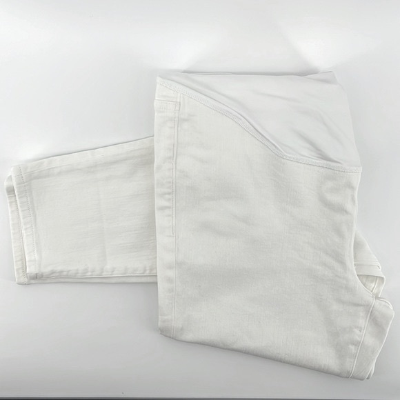 J.Crew Factory White Maternity Jean in Signature Stretch Size 29 - Picture 8 of 12